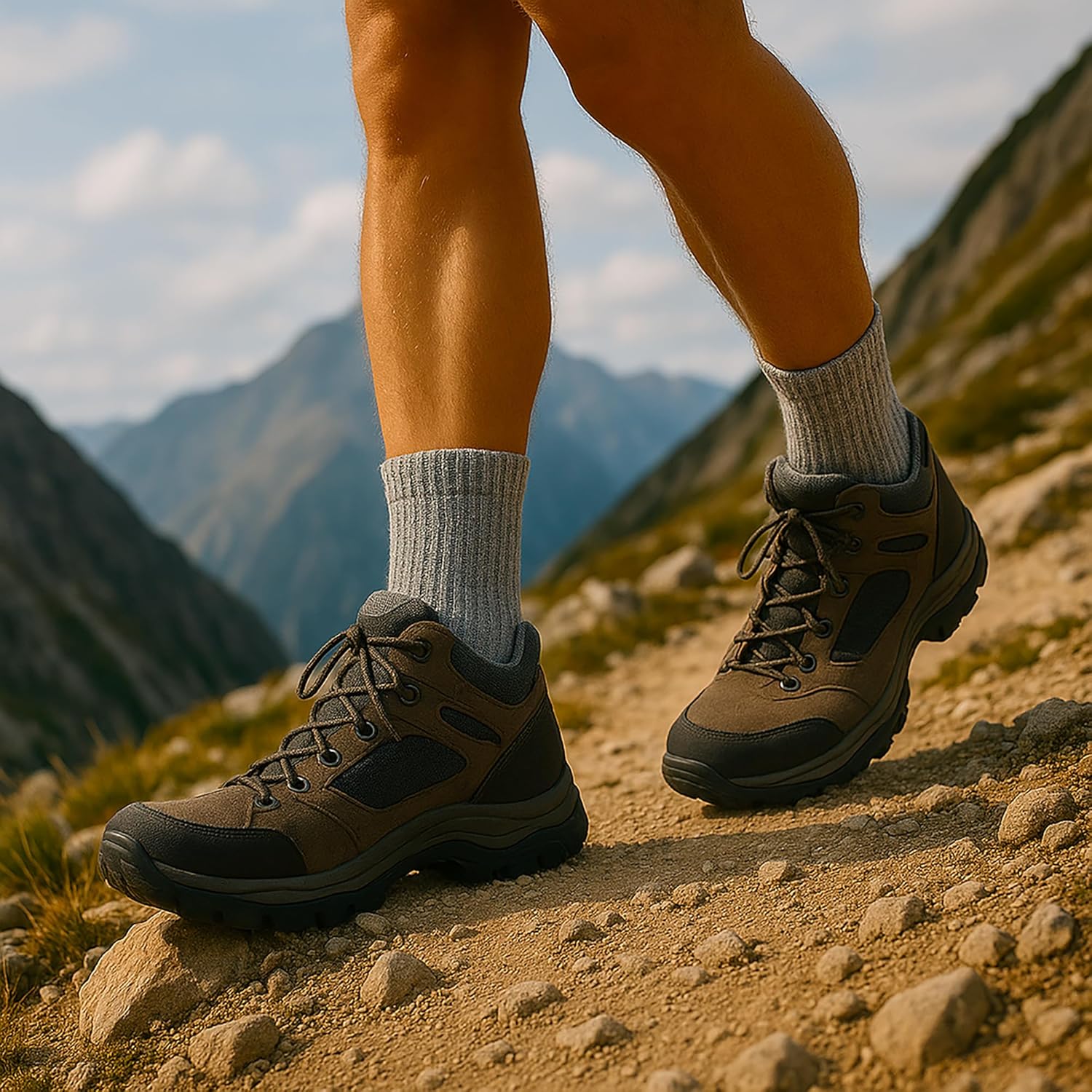 Kaiera - Trek Heavy - 3-Pack Merino Wool Hiking Socks Made in Italy, Thermal Warm Mountain Socks, Premium Outdoor Gear - Image 6