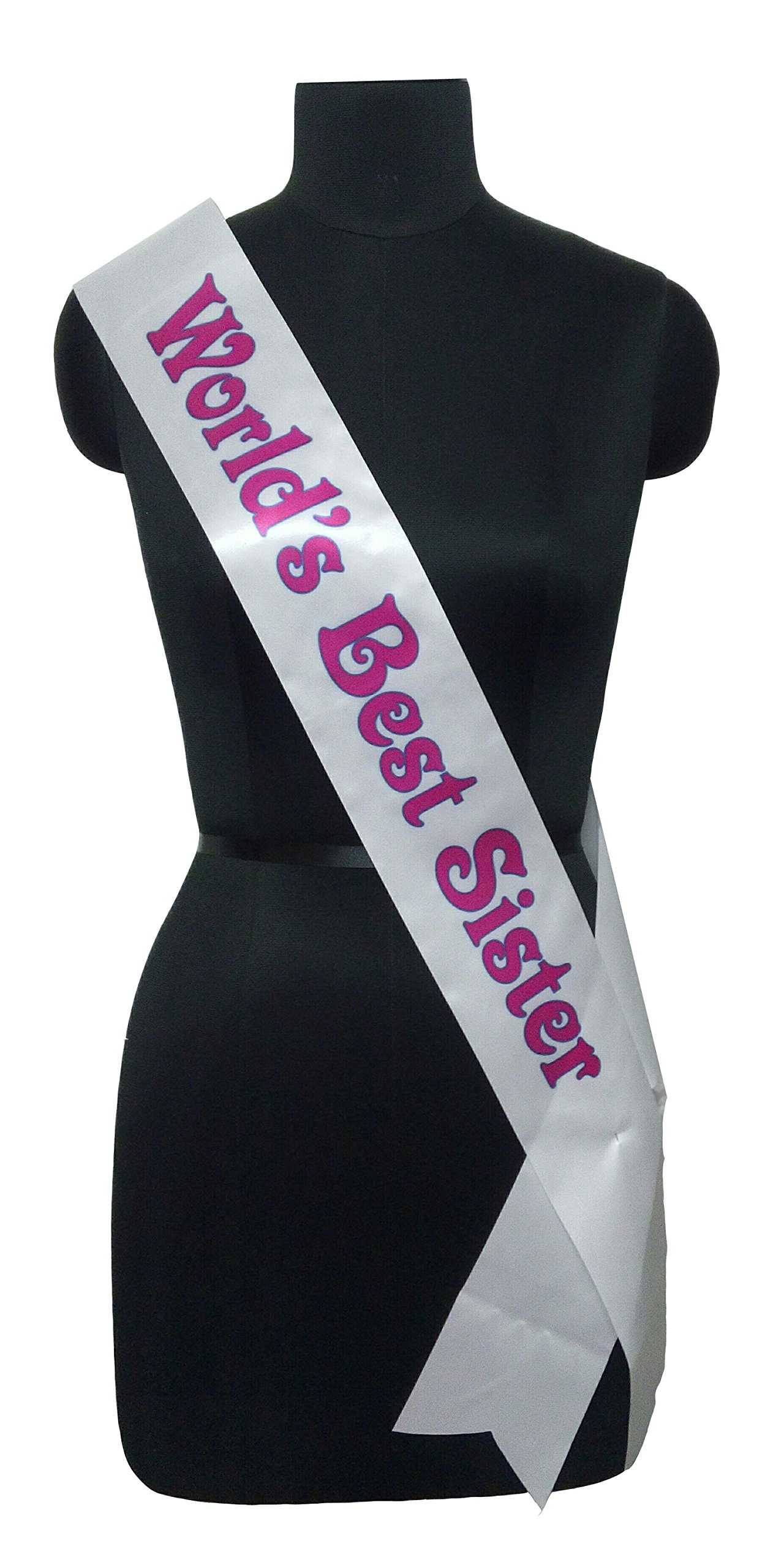 Atpata Funky World's Best Sister Sash for honoring the darling sister Rakhi Rakshabandhan Gift