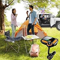 Vista 8 de TSNAM Adaptador de transmisor FM Bluetooth para automóvil, compatible con llamadas manos libres inalámbricas y música MP3/reproducción de audio por
