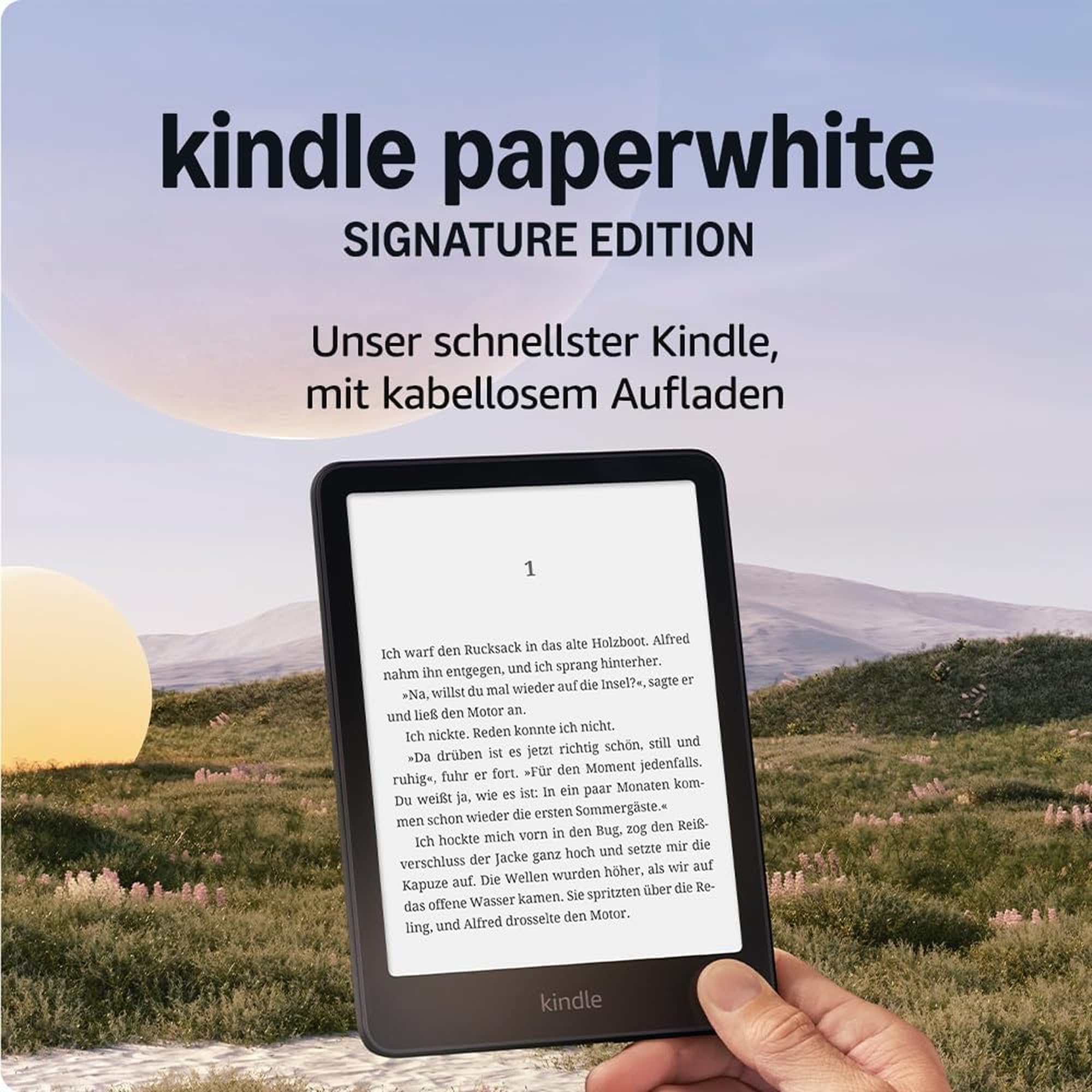 Kindle Colorsoft Signature Edition (32 GB) Ohne Werbung Mit jade transparenter Hülle und Kabelloses Ladedock