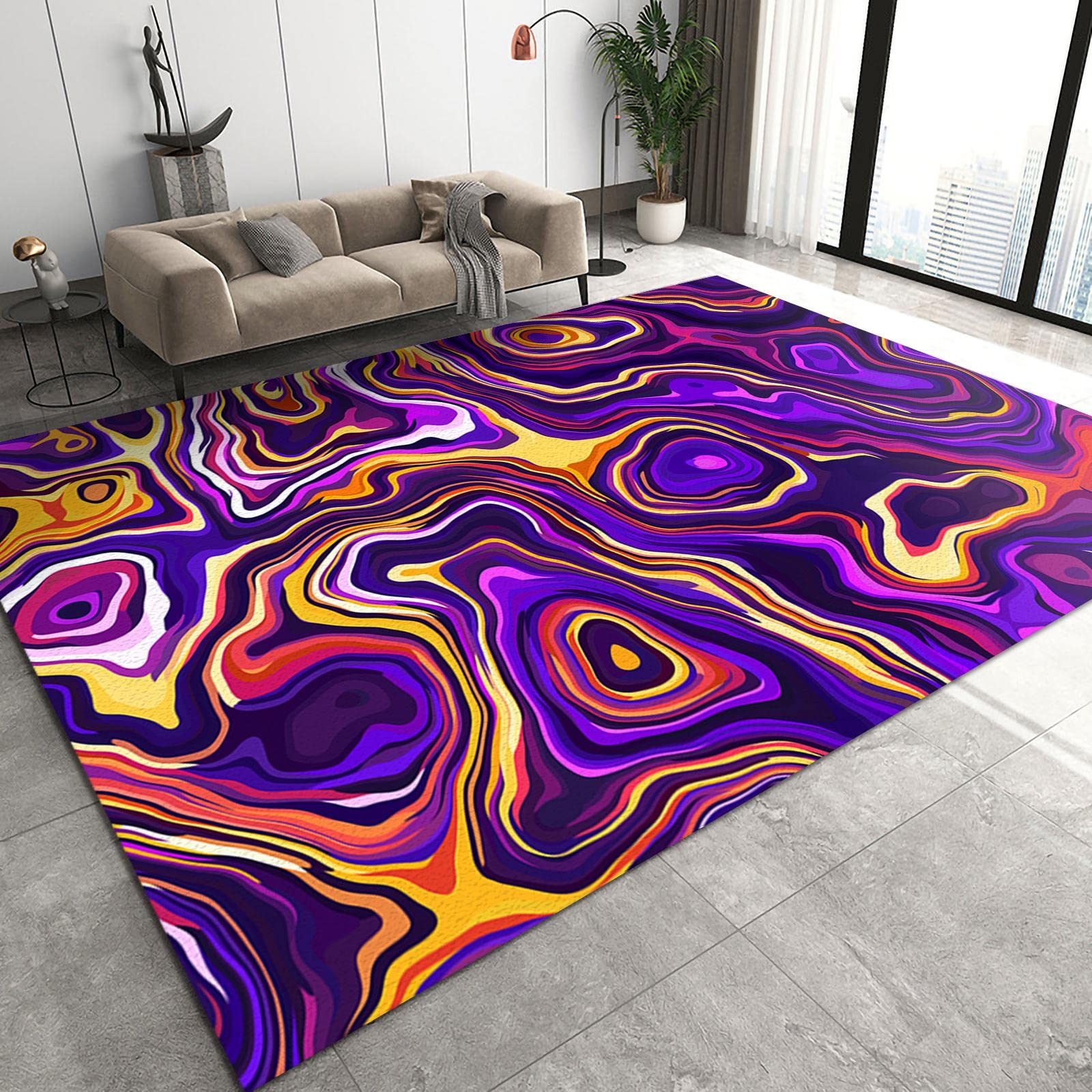 ラグ・カーペット FACE Too much pain Rug FACE Too much pain Rug