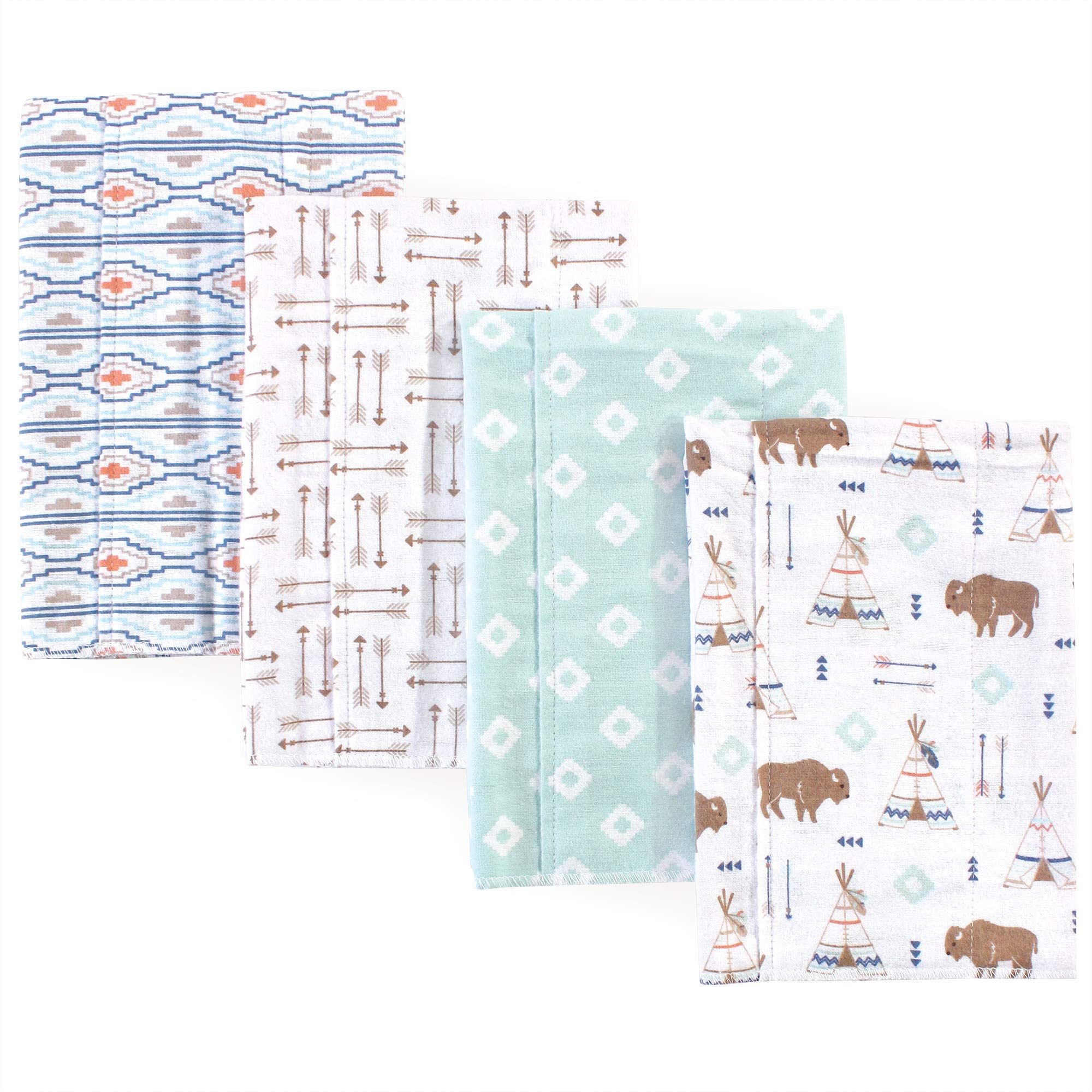 Hudson Baby Baby Layered Flannel Burp Cloth