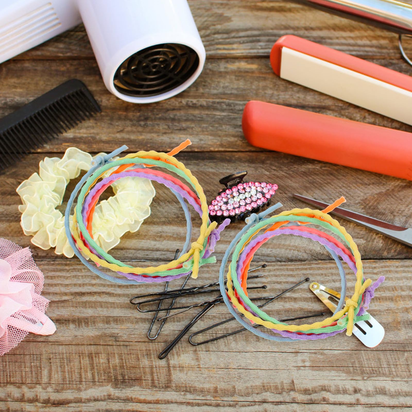 iplusmile Cordón Elástico para Hacer Pulseras, Hilo para Abalorios y Trenzas, 6 Piezas, Multiusos, Adecuado para Joyería y Manualidades