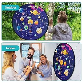 29 Large Dart Board for Kids, BooTaa Kids Dart Board with 12 Sticky Balls, Boys Toys, Indoor/Sport Outdoor Fun Party Play Game Toys, Birthday Gifts for 3 4 5 6 7 8 9 10 11 12 Year Old Boys Girls