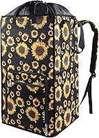 Vista 9 de Bukere - Mochila para lavandería, extra grande, 2 en 1, cesta de lavandería para estudiantes universitarios, artículos esenciales