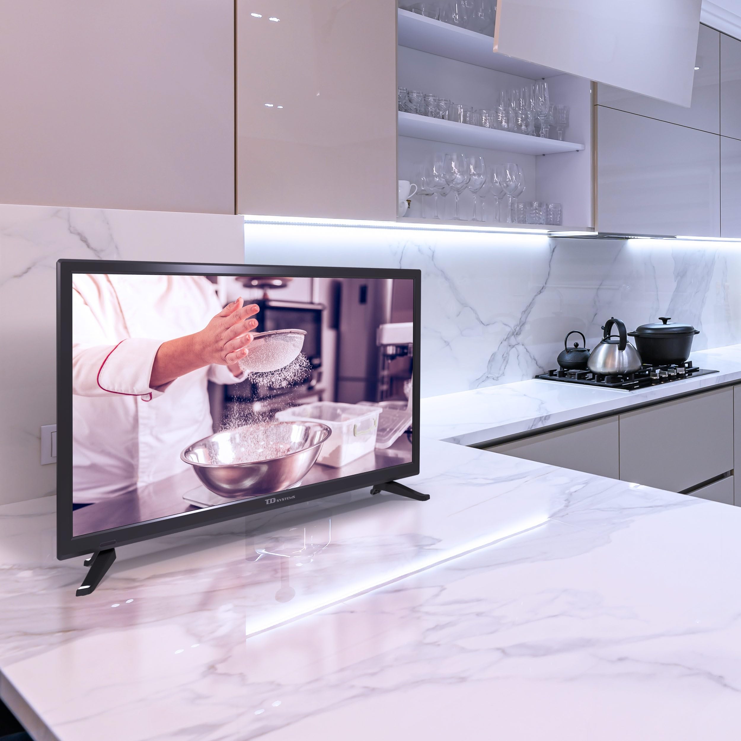 TD Systems - Televisor 24 Pulgadas no Smart TV, televisión TDT 2025, televisores con 3 años de garantía, HDMI, USB Reproductor y Grabador - PRIME24M20H