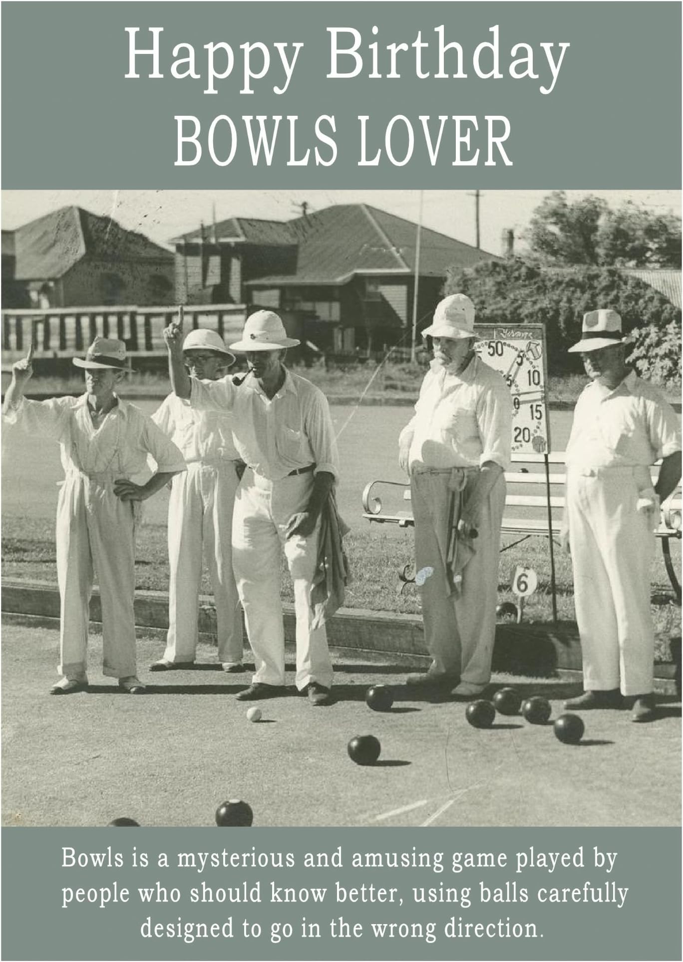 Bowling Happy Birthday Card