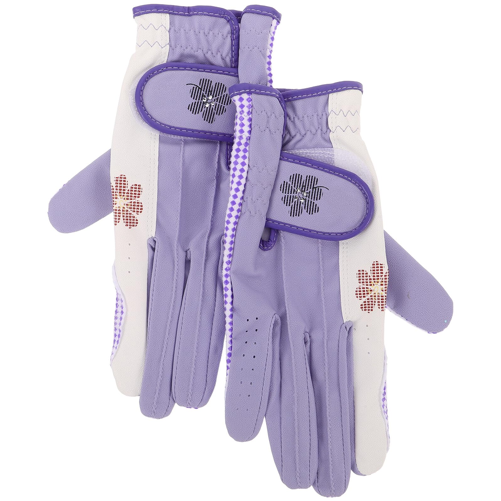 Gatuida Guanti da Golf da Donna Traspiranti Antiscivolo Taglia 20 Paio Singolo per Sport All'aperto Accessori da Golf Presa Stabile e Vestibilità Flessibile