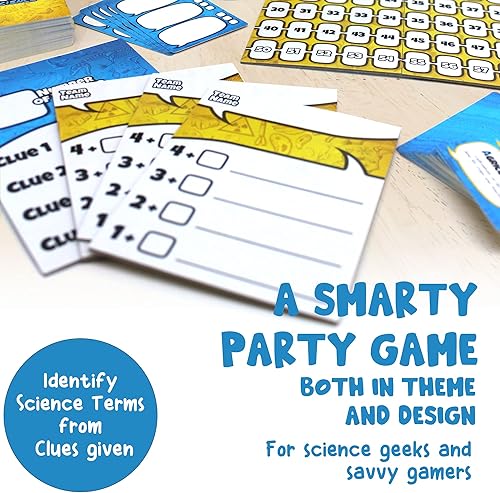 Miniatura 9 de Genius Games Nerd Words: ¡Ciencia! | Juegos de grupo para adultos | Juegos de fiesta para familias, niños, adolescentes, aulas