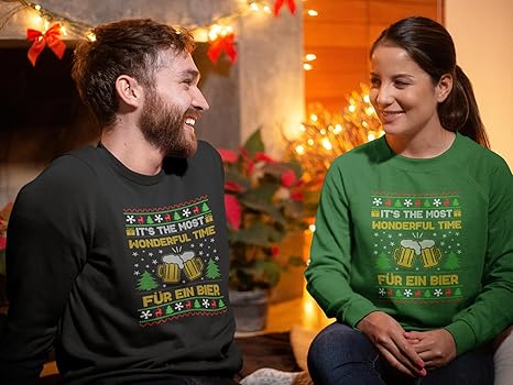 bier weihnachtspullover