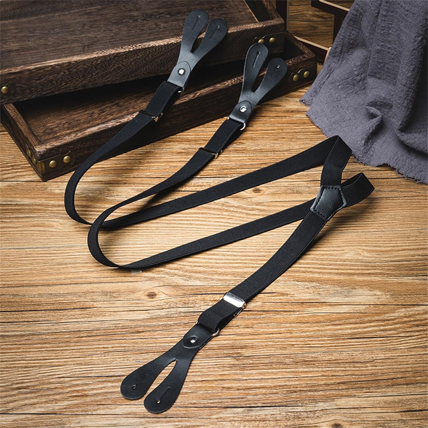Suspenders for Men Versatile Trouser Suspenders Unisex Hanging Buckle Straps Adjustable Brace