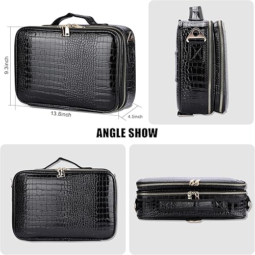 Miniatura 7 de Estuche de maquillaje de viaje Transparente Negro