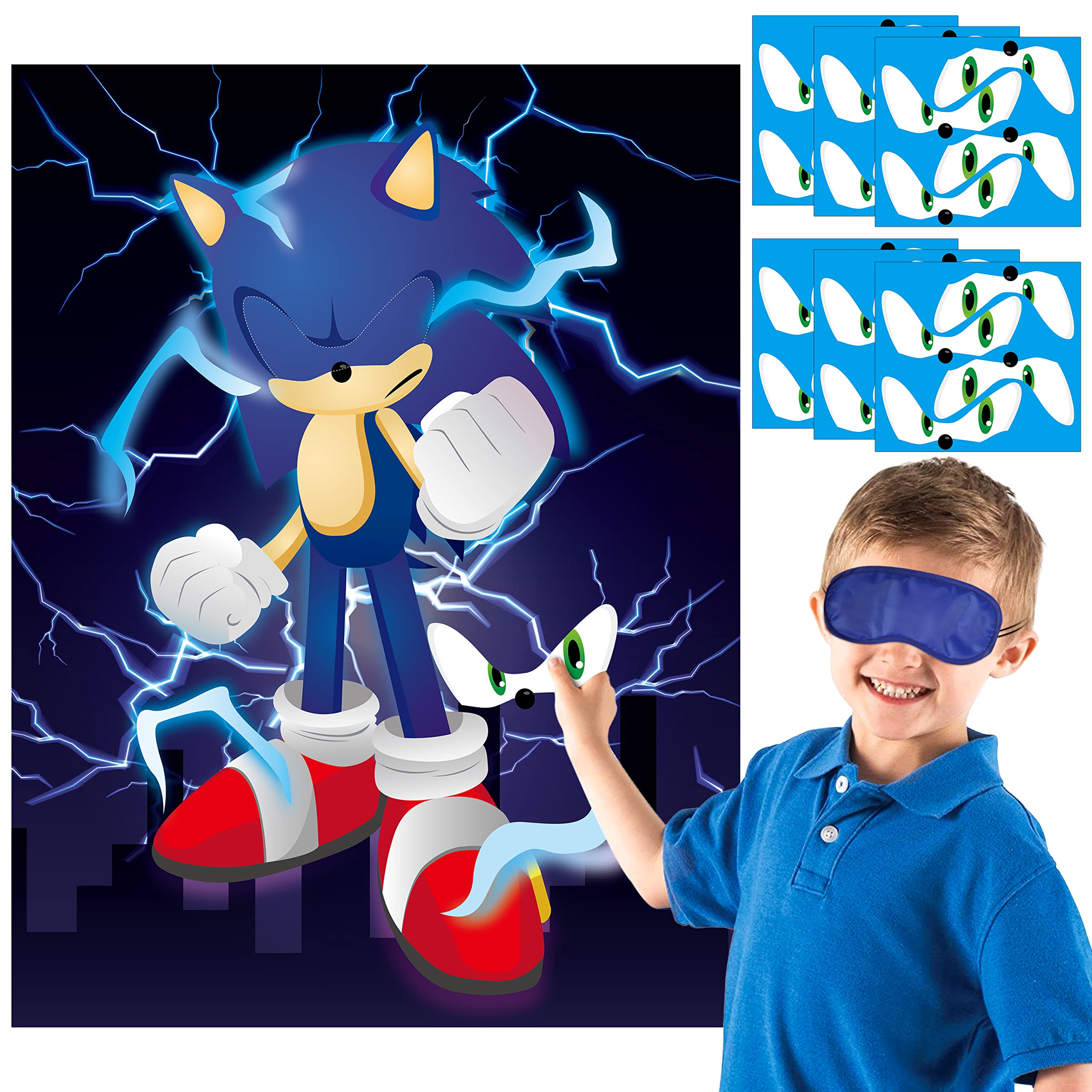 Buy Sonic Wall Art Picture Beautiful Game Party Supplies Sonic The