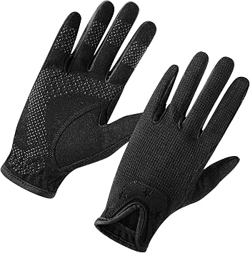 Thapower Kids Horse Riding Gloves Girls Youth Equestrian Gloves