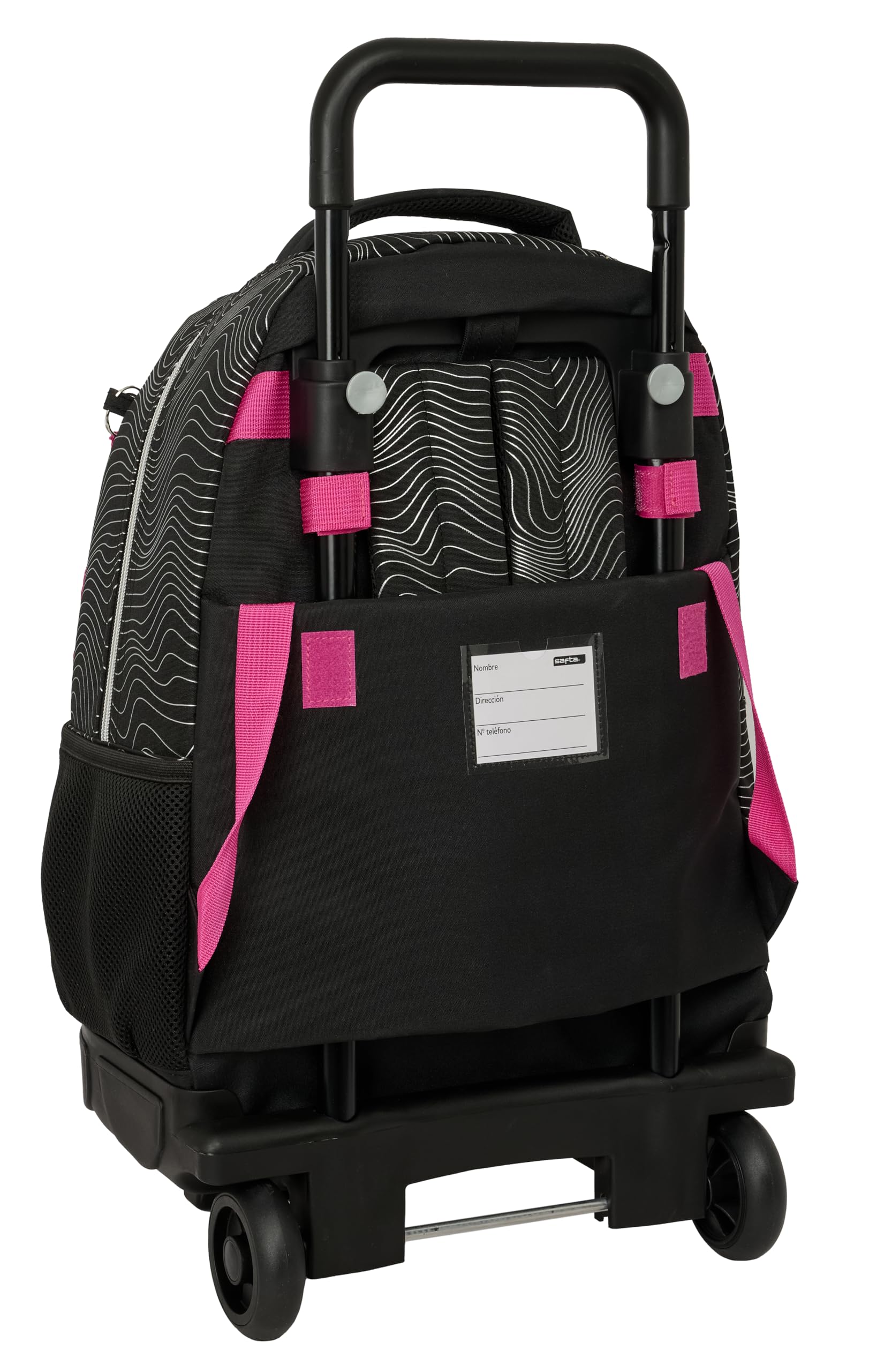 K-POP Demon Hunters - ENERGY - Zaino grande con ruote, compatto, rimovibile, ideale per bambini di diverse età, comodo e versatile, resistenza, 33 x 22 x 45 cm