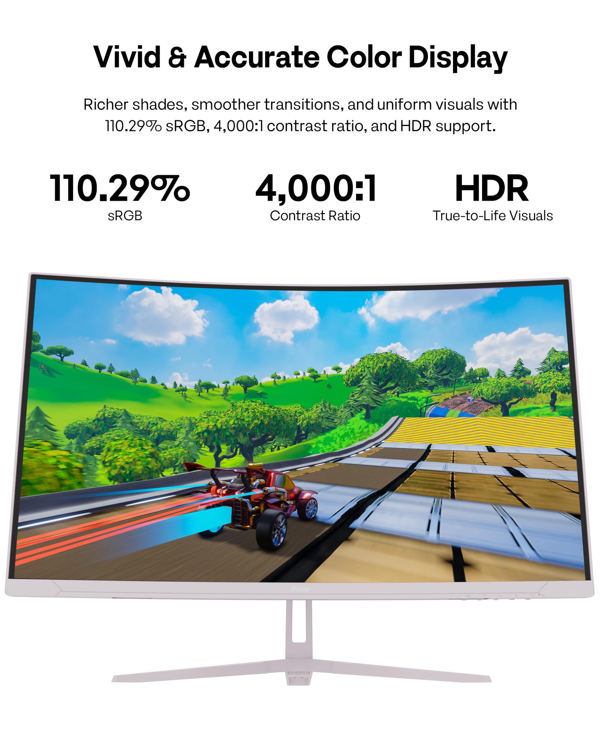 Amazon.com: Pixio PXC279 Wave Pink 27 inch 300Hz Refresh Rate FHD