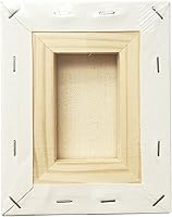 Vista 3 de LWR CRAFTS Lienzo estirado de 4 x 6 pulgadas, paquete de 6