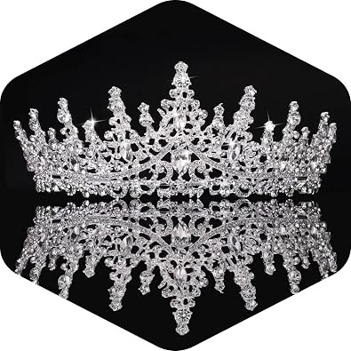 Kamirola Crystal Crowns and Tiaras Headband for Women Birthday Party Wedding Prom Bridal Halloween TR19