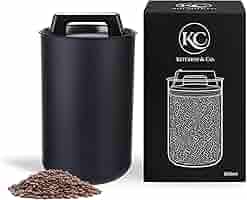 Boîte À Café Hermétique 500G - Boîte À Café Hermétique Avec Cuillère - Grains De Café Récipient