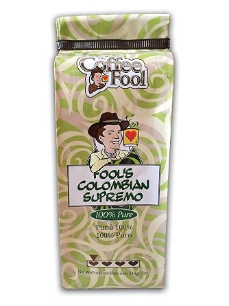 Coffee Fools Colombian Supremo Coarse Grind