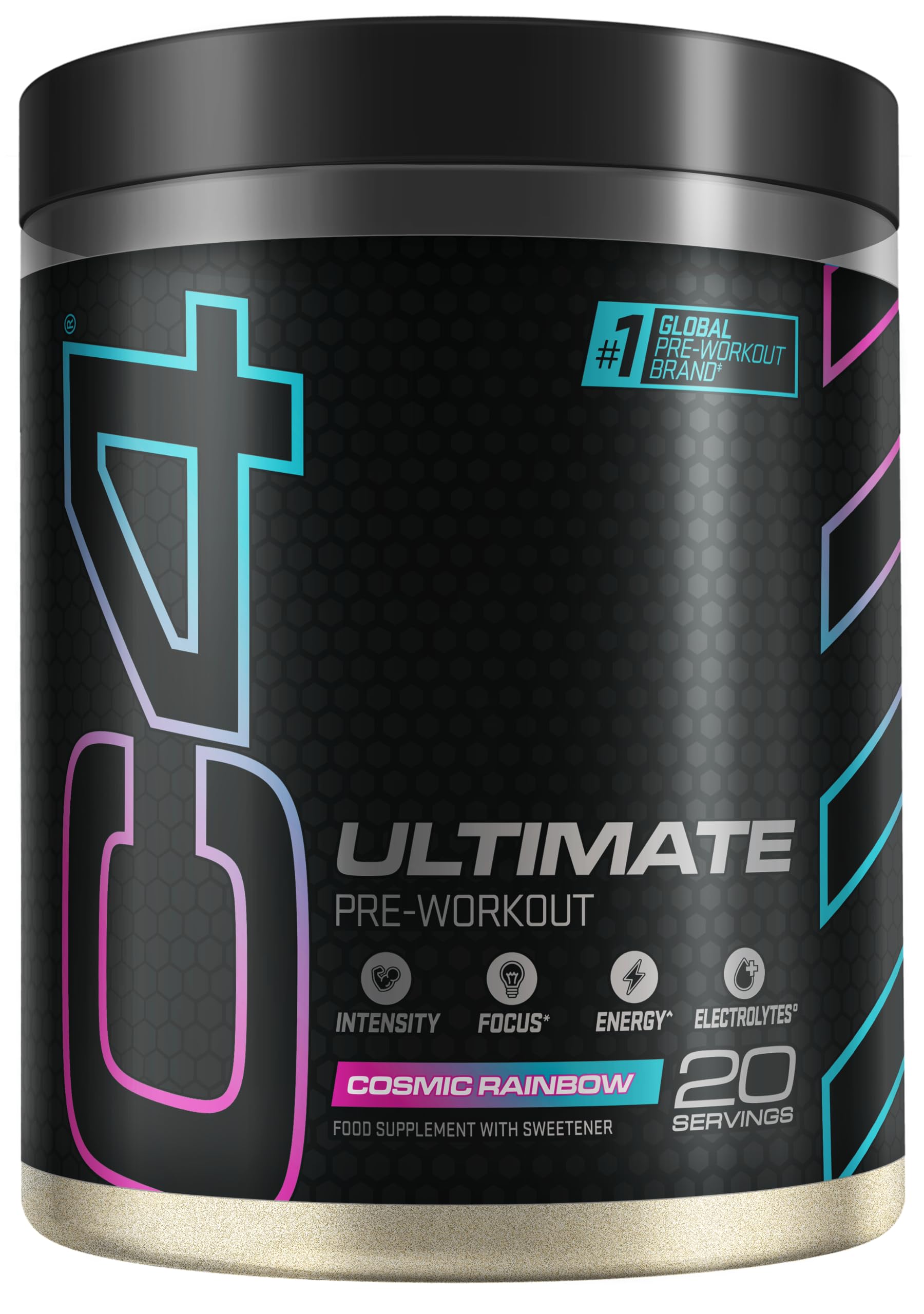 Buy C4 Ultimate Pre Workout Powder Cosmic Rainbow 20 Servings, 40 if