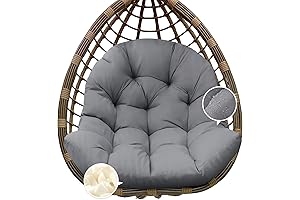 Hanging Egg Chair Cushion Replacement - Thickened Waterproof Outdoor Swing Chair Pads...