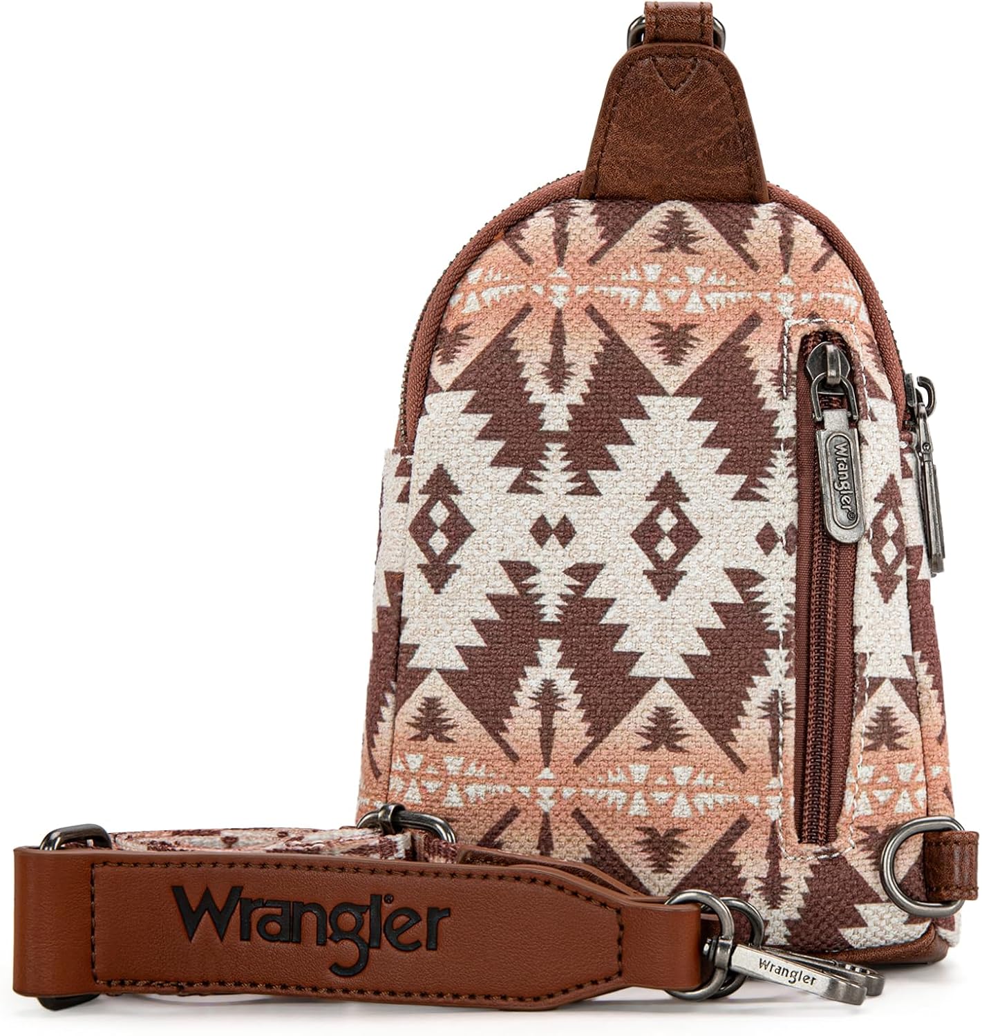 Wrangler Small Sling Bag for Women, Leather Crossbody Bags Cross Body Purse Fanny Packs with Adjustable Strap for Gift - Image 6