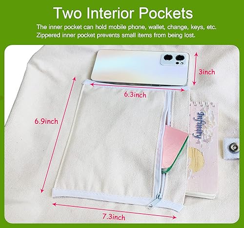 Miniatura 4 de Ramo minimalista lindo bolso de mano estético de lona de flores reutilizable bolsa de comestibles floral bolsa de lona para mujer