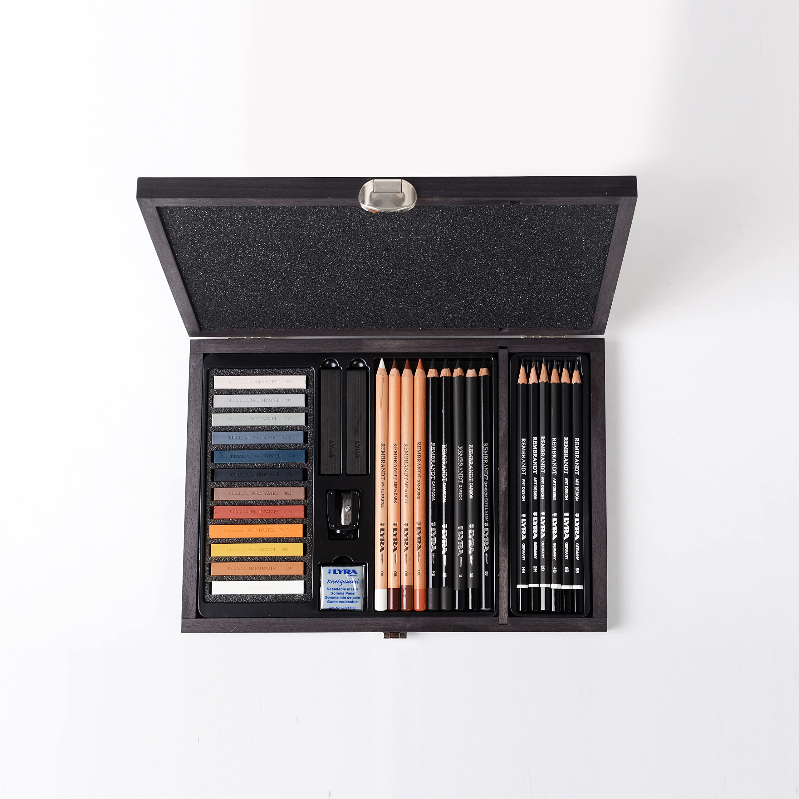 LYRA Zeichen-Set aus Holzkiste, 31 Stück, L2054002, bunt