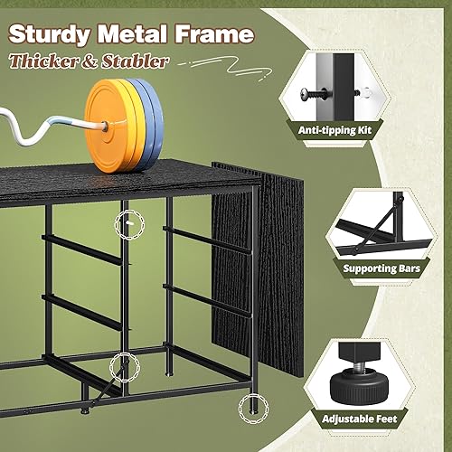 Miniatura 7 de EnHomee Mueble de TV con cajones, consola multimedia para 60 pulgadas, consola de TV con 9 cajones para dormitorio, centro de entretenimiento con