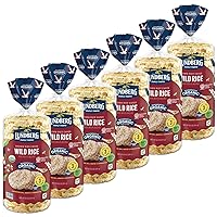 Vista 21 de Lundberg Tortas de arroz integral orgánico sin gluten ligeramente saladas- 8.5 oz