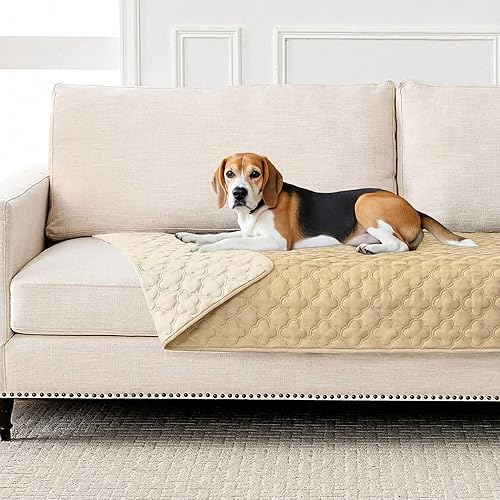 Miniatura 11 de Manta impermeable 100% de doble cara, funda de sofá lavable para perros, funda reversible para cama de perro, protector de muebles de sofá (gris