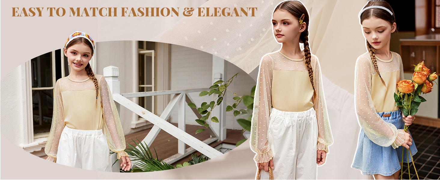 Mädchen Langarmshirt Tunika - Baumwolle Lockere Passform Mit Seitenschlitzen 5-16 Jahre