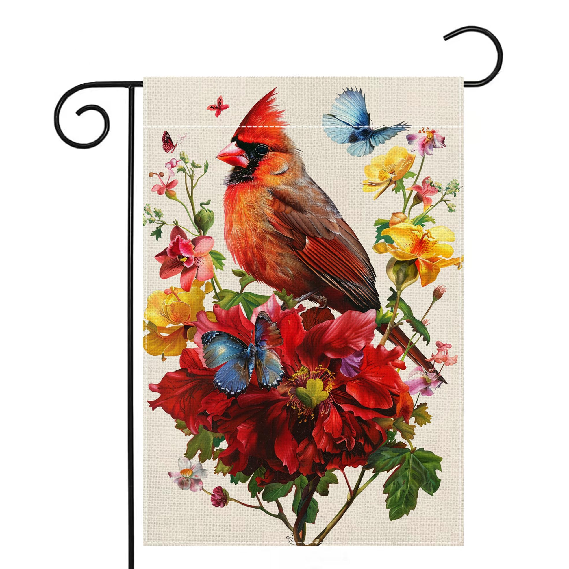 Drapeau cardinal printanier pour décoration extérieure de cour - 8