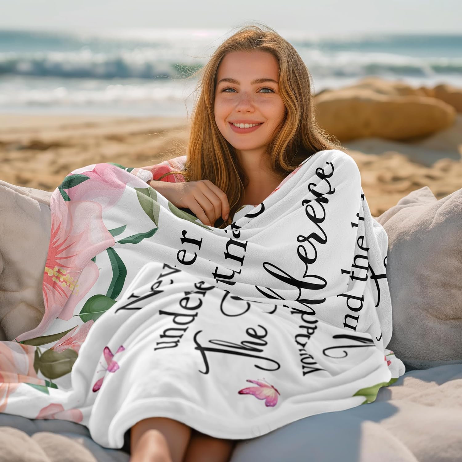 Christmas Retirement Gift for Woman Blanket 50" X 60", Farewell Gifts for Coworkers, Coworker Leaving Gifts for Women, Going Away Gifts for Friends, Goodbye/Moving Gifts for Nurse Boss - Image 8