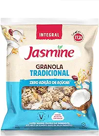 Jasmine Granola Tracional Integral Zero Açúcar 850g