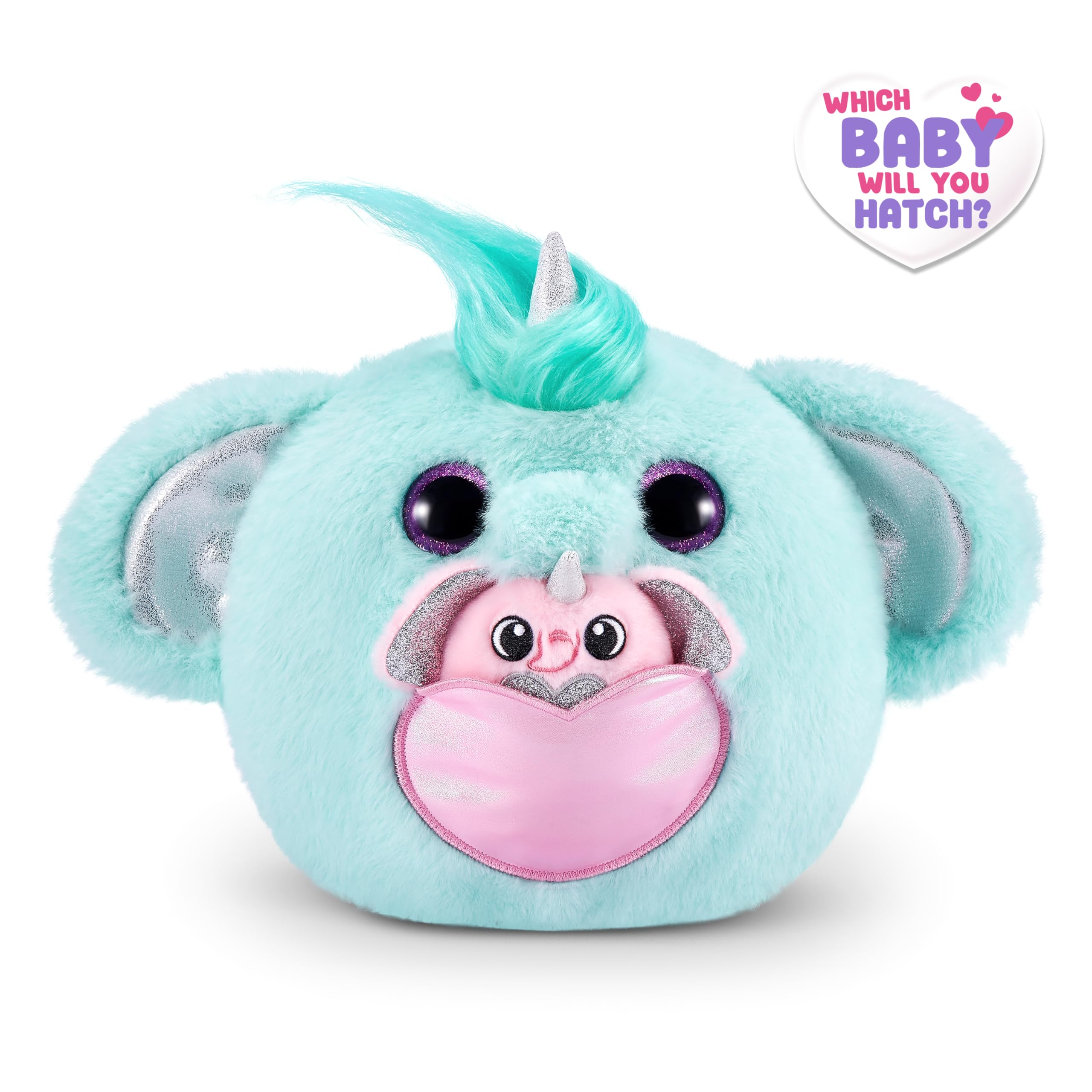 Rainbocorns Mamacorn Surprise Elephant (SHARA) by ZURU, Collectible Plush Toy for Girls 3+, Altezza: 28 cm - Image 4
