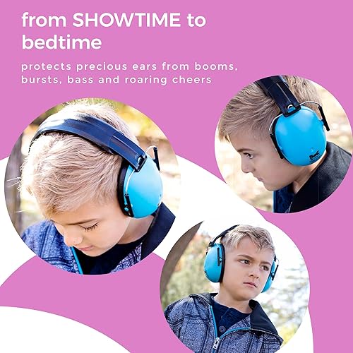 Miniatura 5 de BANZ Auriculares para niños, orejeras de protección auditiva para niños, diadema ajustable para adaptarse a todas las edades, protege las orejas de