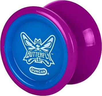 Duncan Toys Butterfly XT Ball-Bearing Trick Yo-Yo, Purple with Blue Cap