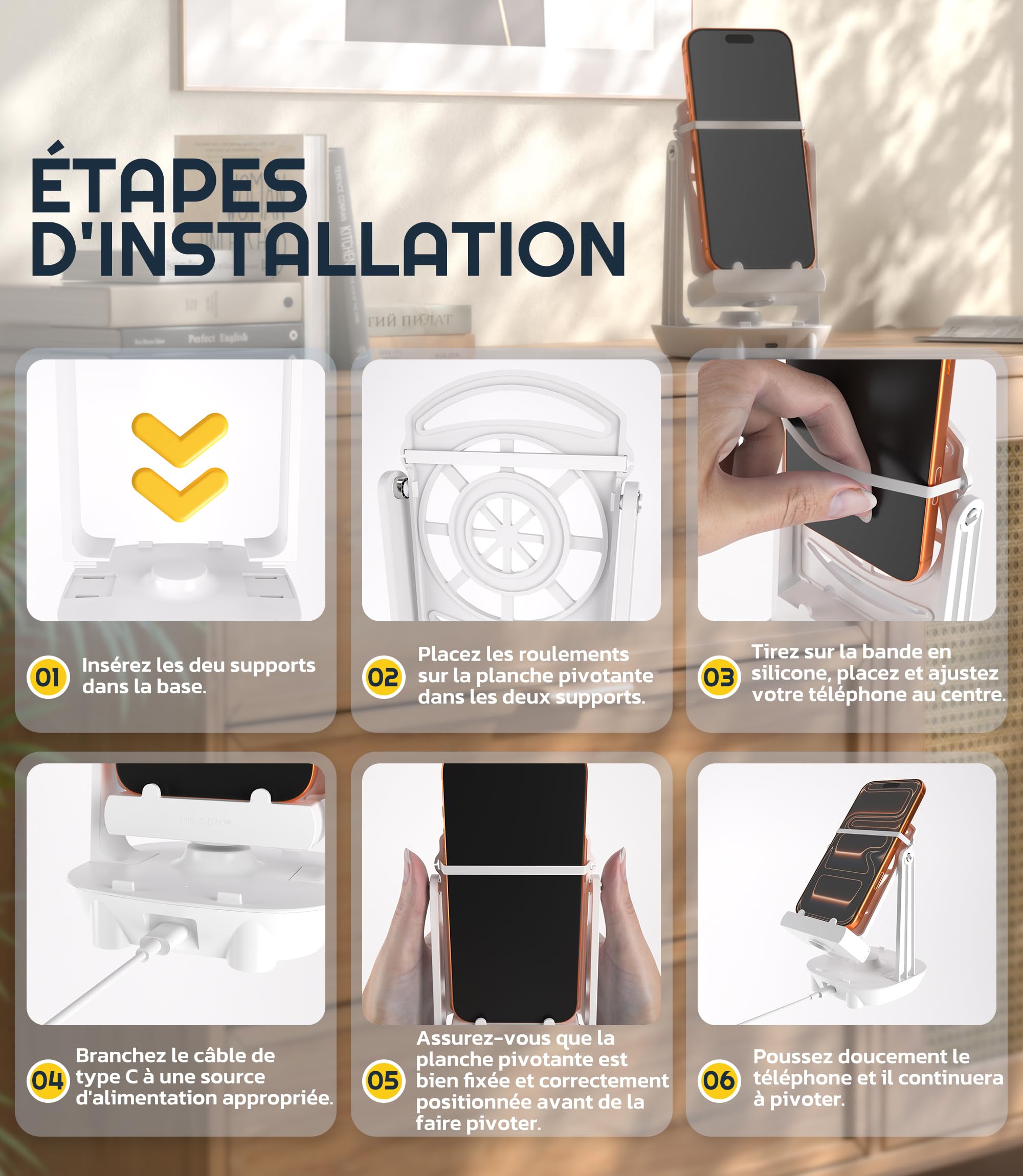 NEWZEROL Podomètre Téléphone Portable Compatible pour Pokemon Go/Pokemon Go Plus, [Œufs à Couver ou Bonbons Copains] [Version Muette] Équipement Accessoire pour Marches d'accès Rapide - Blanc