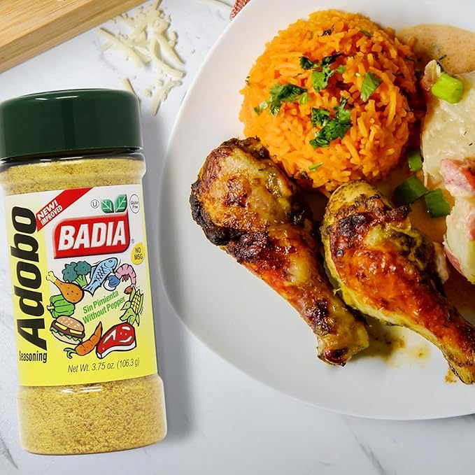 Badia Adobo Sin Pimienta, Sazonador Tradicional Latino, 3.75 oz miniatura 5