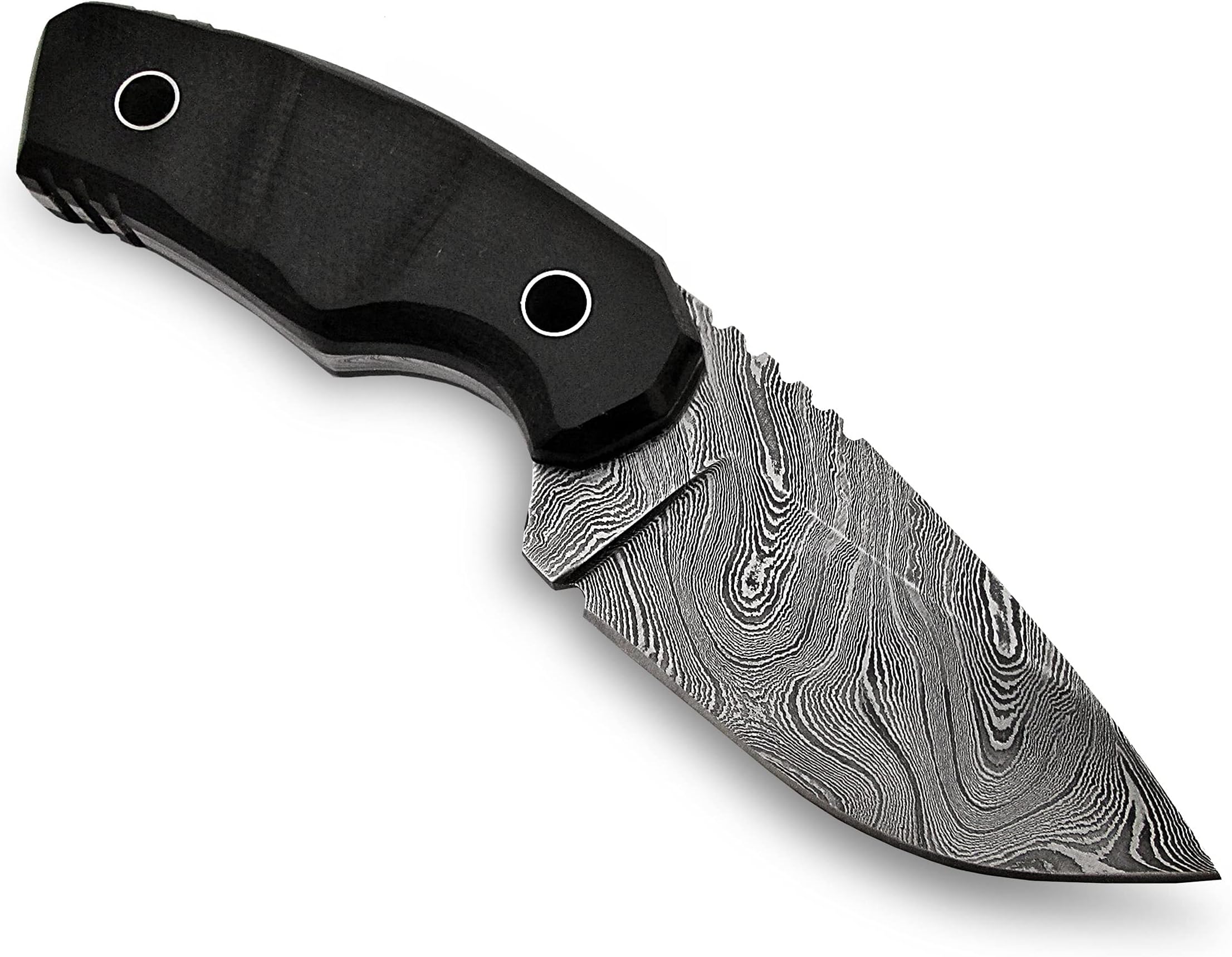 Black Country Custom Damascus Handmade Hunting Bowie Knife. Comes with a Sheath.