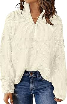 NKNIT pattern pullover sweat チャコールグレー X RAY Men's Mock Neck Texture Pattern Block Quarter Zip