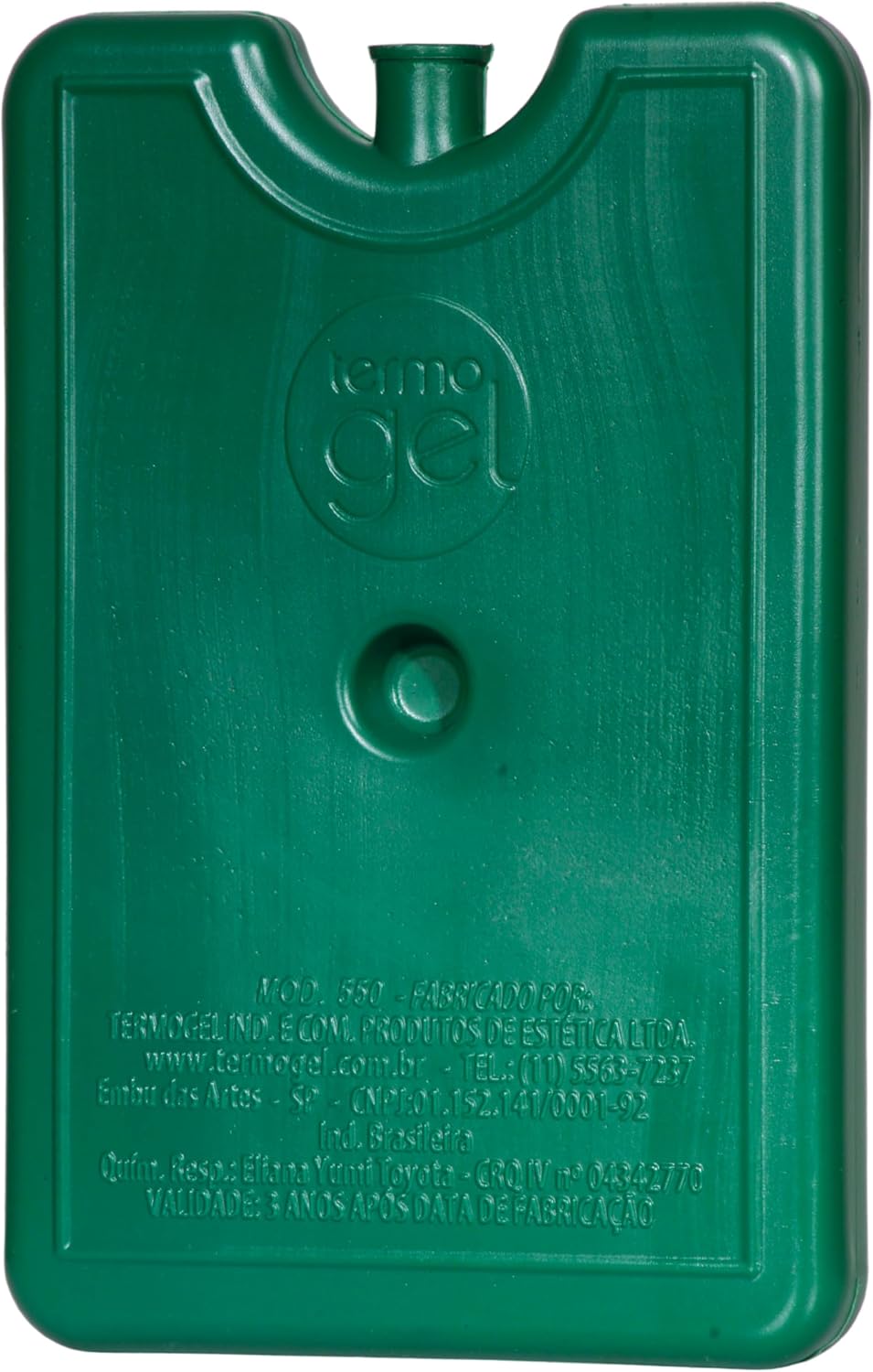 Termogel, Gelo-X Rígido, 1281, Gelo Rígido Reutilizável, Médio, Verde