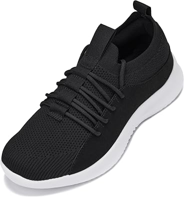 CALTO Mens Invisible Height Increasing Elevator Shoes - Ultra Lightweight Sporty Sneakers - 2.4 Inches Taller
