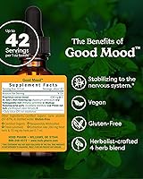 Vista 2 de Herb Pharm Fórmula herbaria líquida Good Mood con hierba de San Juan para un equilibrio emocional saludable, 1 onza