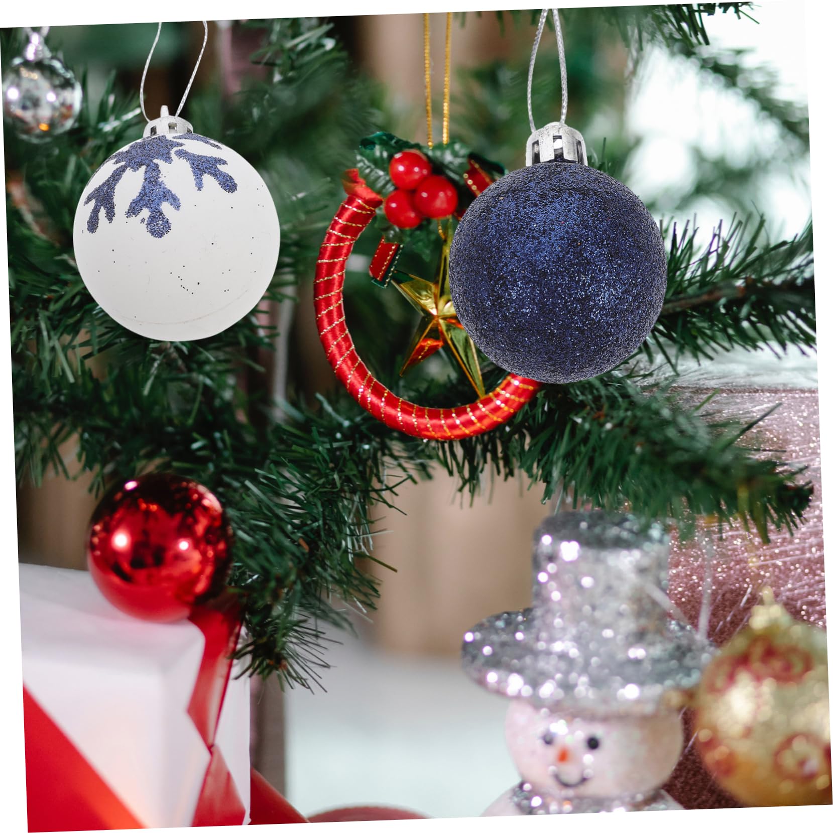 Ciieeo 3 Juegos De Adornos para Árbol De Navidad con Temática Navideña Colgantes para Festivales 30 Unidades