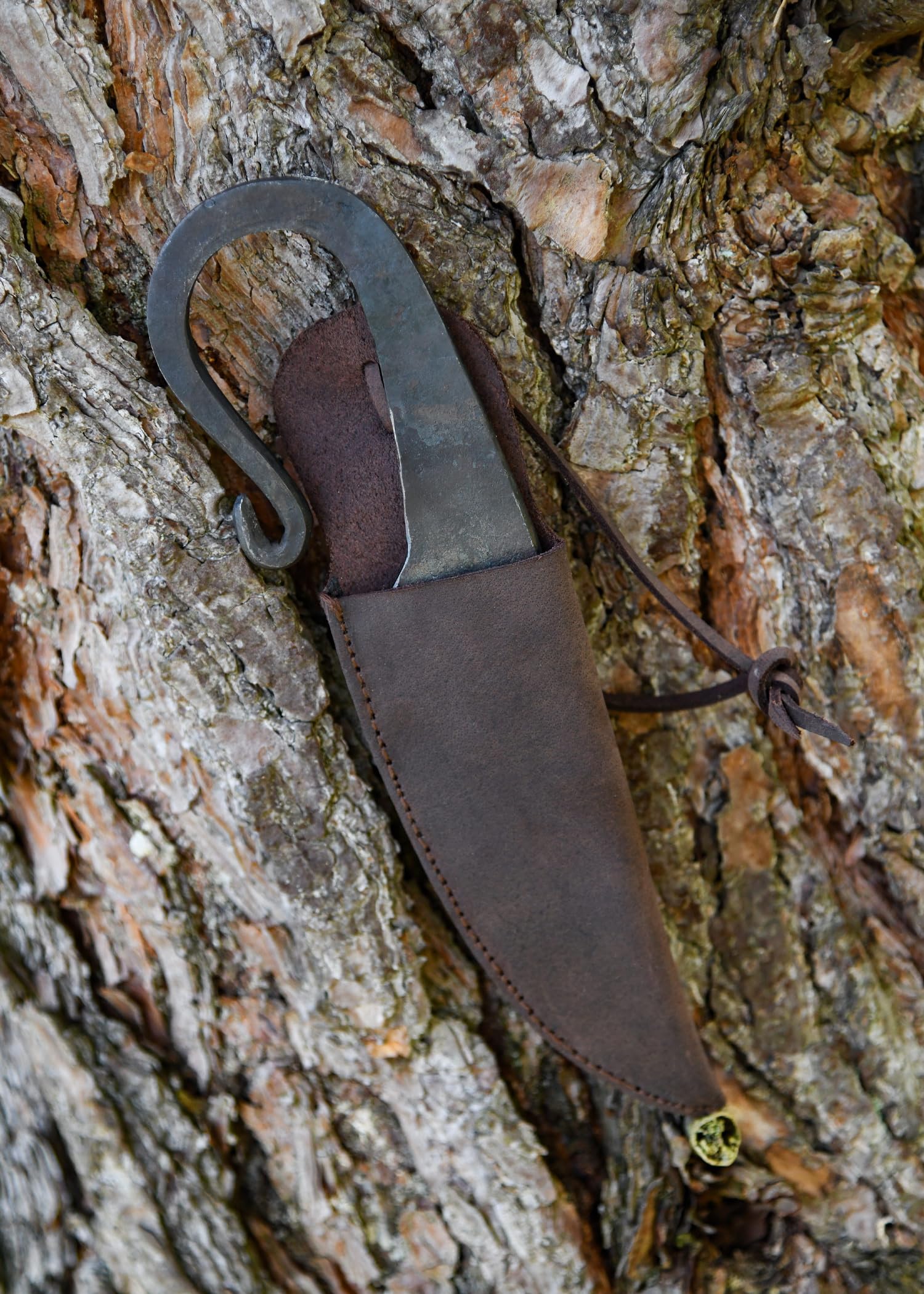 Gancio A S In Ferro Forgiato A Mano 13,5 Cm, Stile Rustico Medievale, Multiuso Per Cucina, Giardino, Arredamento Vintage - 2