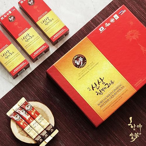 Miniatura 2 de KPurity Palitos líquidos de ginseng rojo salvaje coreano Anytime de 04fl oz x 30 paquetes de suplemento de salud prémium para apoyar el sistema