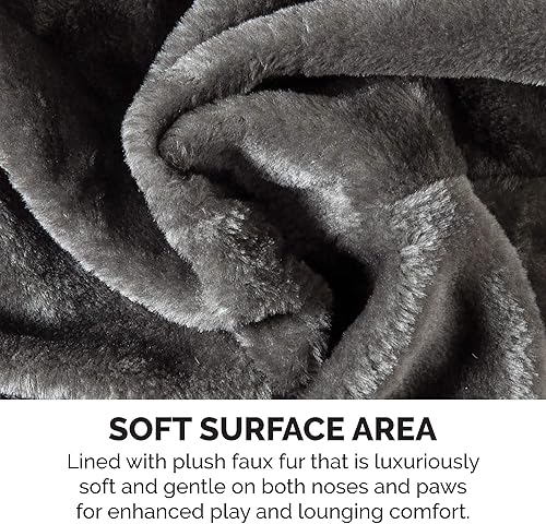 Miniatura 7 de Furhaven Pet Cat Tree  Tiger Tough Cat Tree House Condo Perch Entertainment Casa de juego para gatos y gatitos, resistente  Disponible en varios